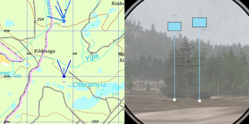 VBS virtual experimentation blue force tracking