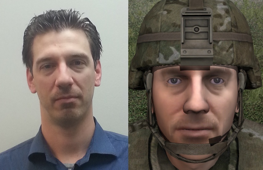 VBS3 U.S. army simulation game includes face editor