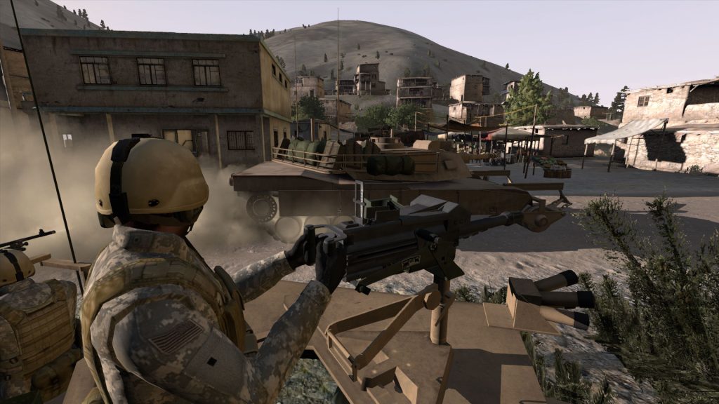 military simulation training VBS3 virtual environment first person shooter multiplayer game US Army