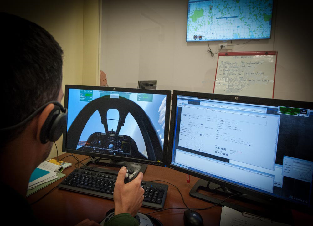 FAC military simulation virtual training