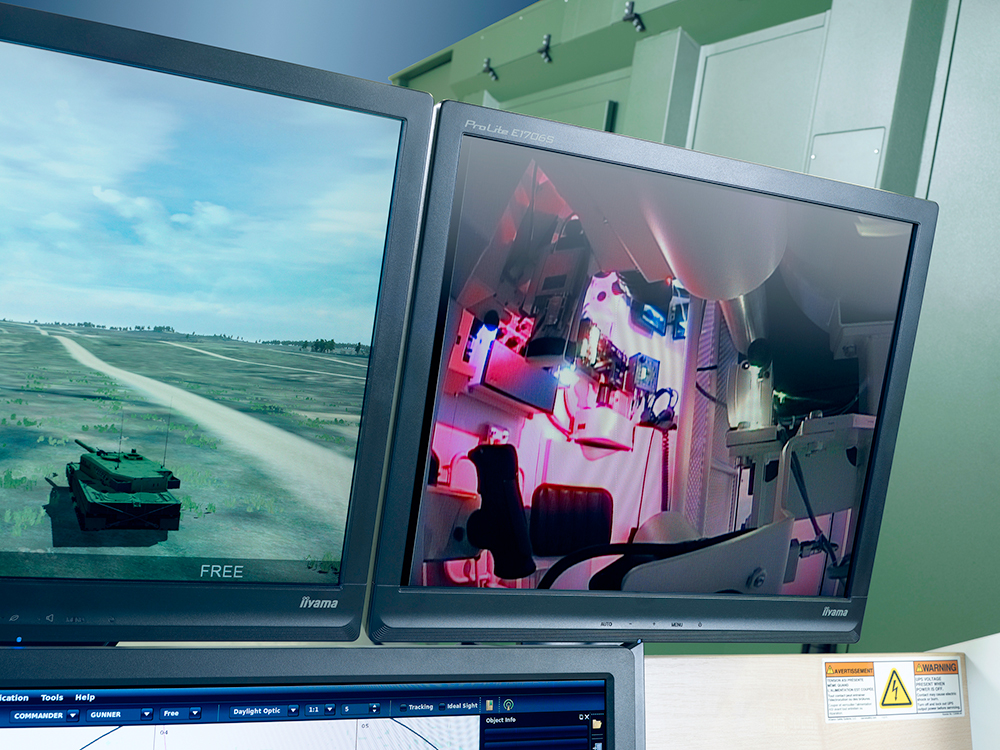 Superb graphics from VBS2/3 and Rheinmetall’s scenario generator allows for highly detailed scenarios