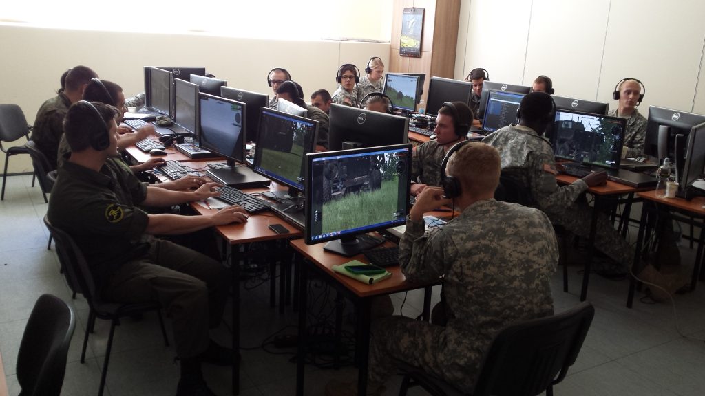 VBS virtual gaming training army simulation games
