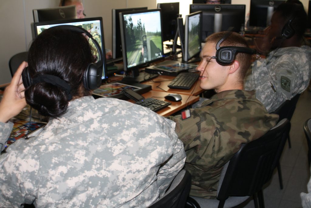 VBS virtual gaming training army simulation games