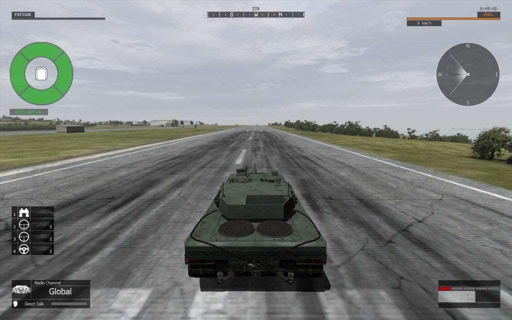 Virtual Active Protection System GUI VBS3