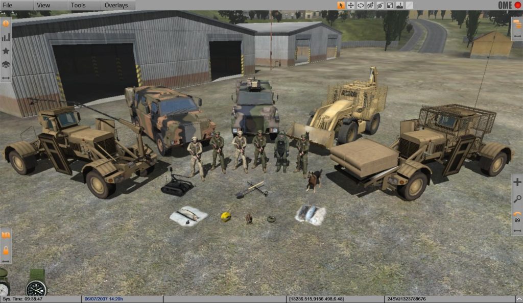 Maneuver Support Troop 3D Vehicle Models VBS3 Counter IED Route Clearance