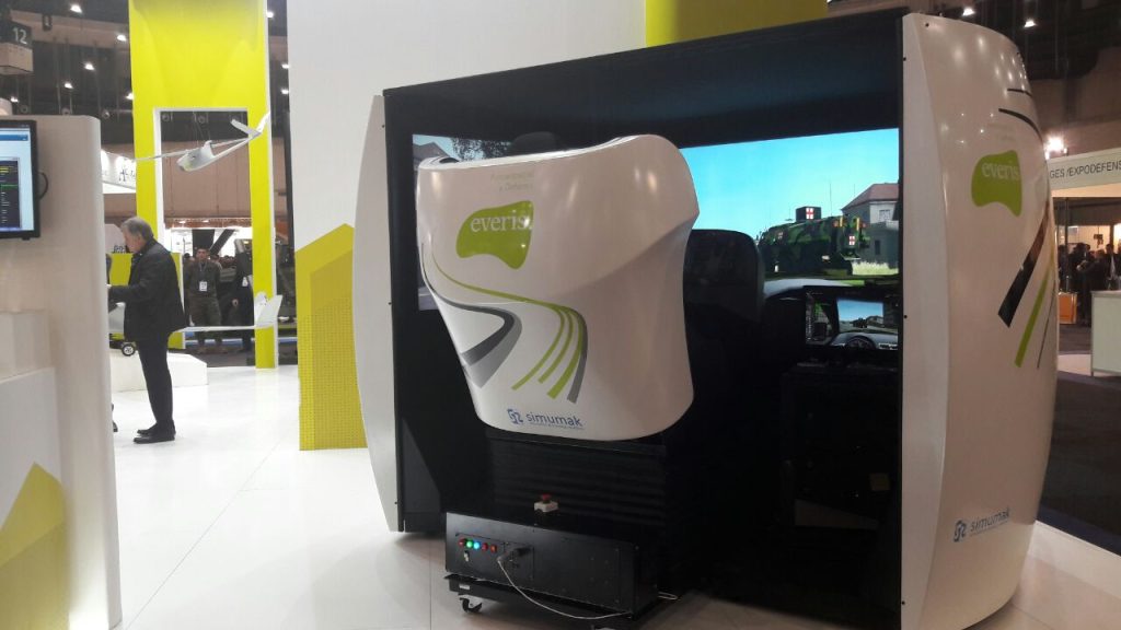 3D Military Vehicles Simulator motion platform VBS3 driver training driving simulation