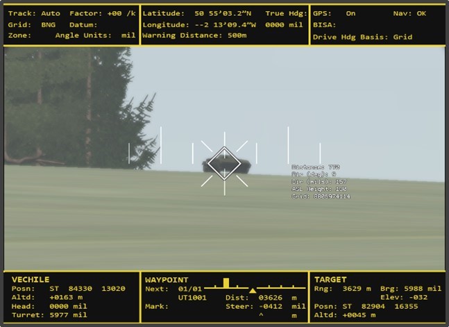 Military training part task trainer Minerva Thunderbird using VBS3