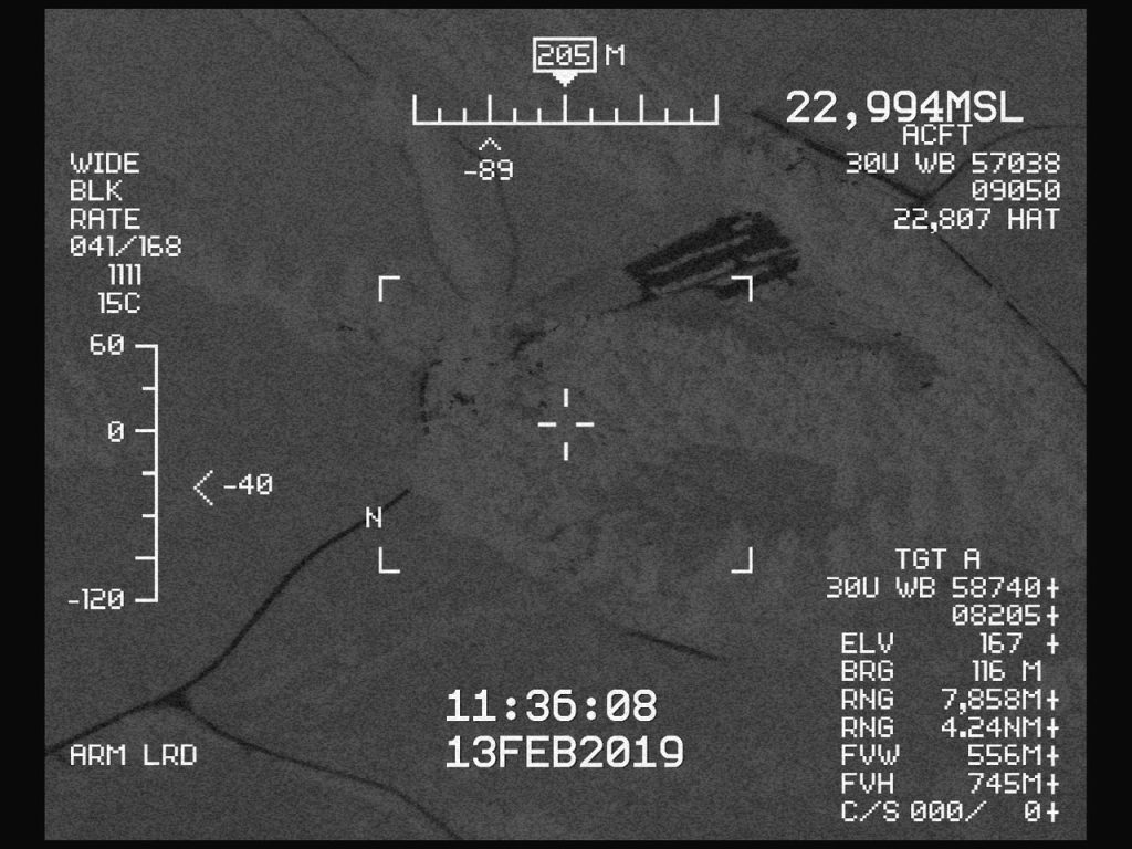 Simulated ISR Feeds in VBS3  - Jurassic Coast – World War II Tyneham Village evacuated during the build up to the War. Dorset. UK. Black Hot TI Mode