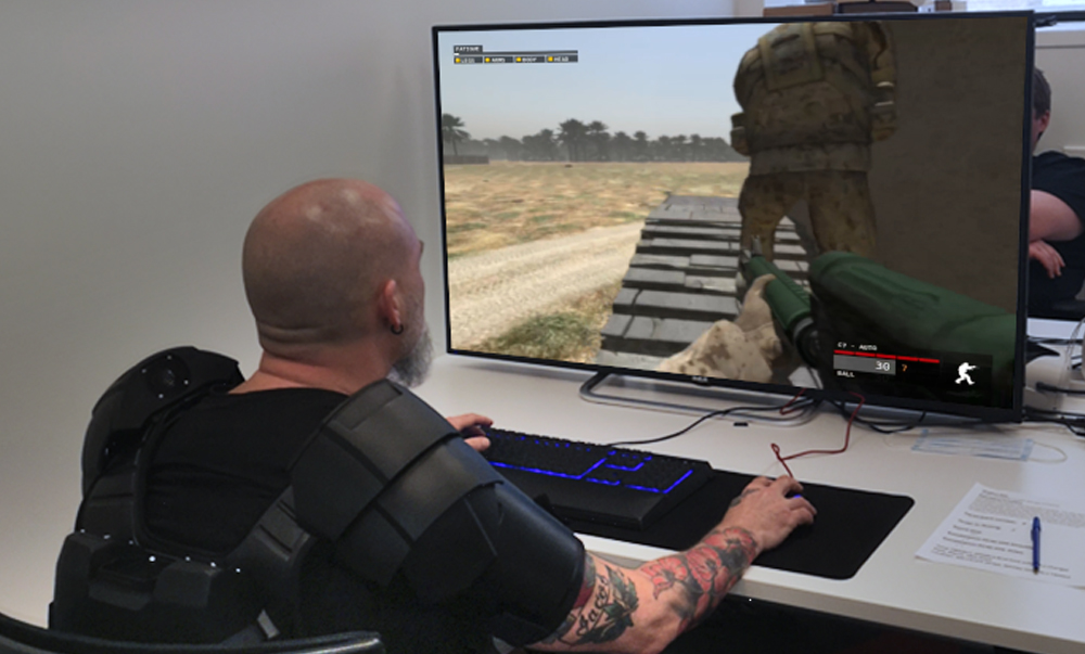 Immersive training in action with VBS4 and ARAIG Battle Suit