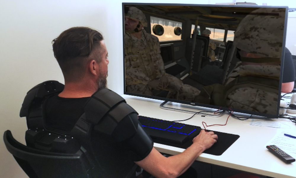 Immersive training in action with VBS4 and ARAIG Battle Suit